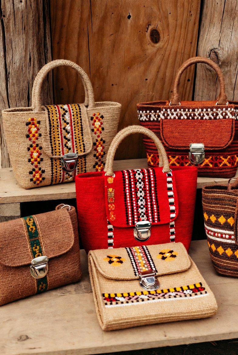 Sac en macramé